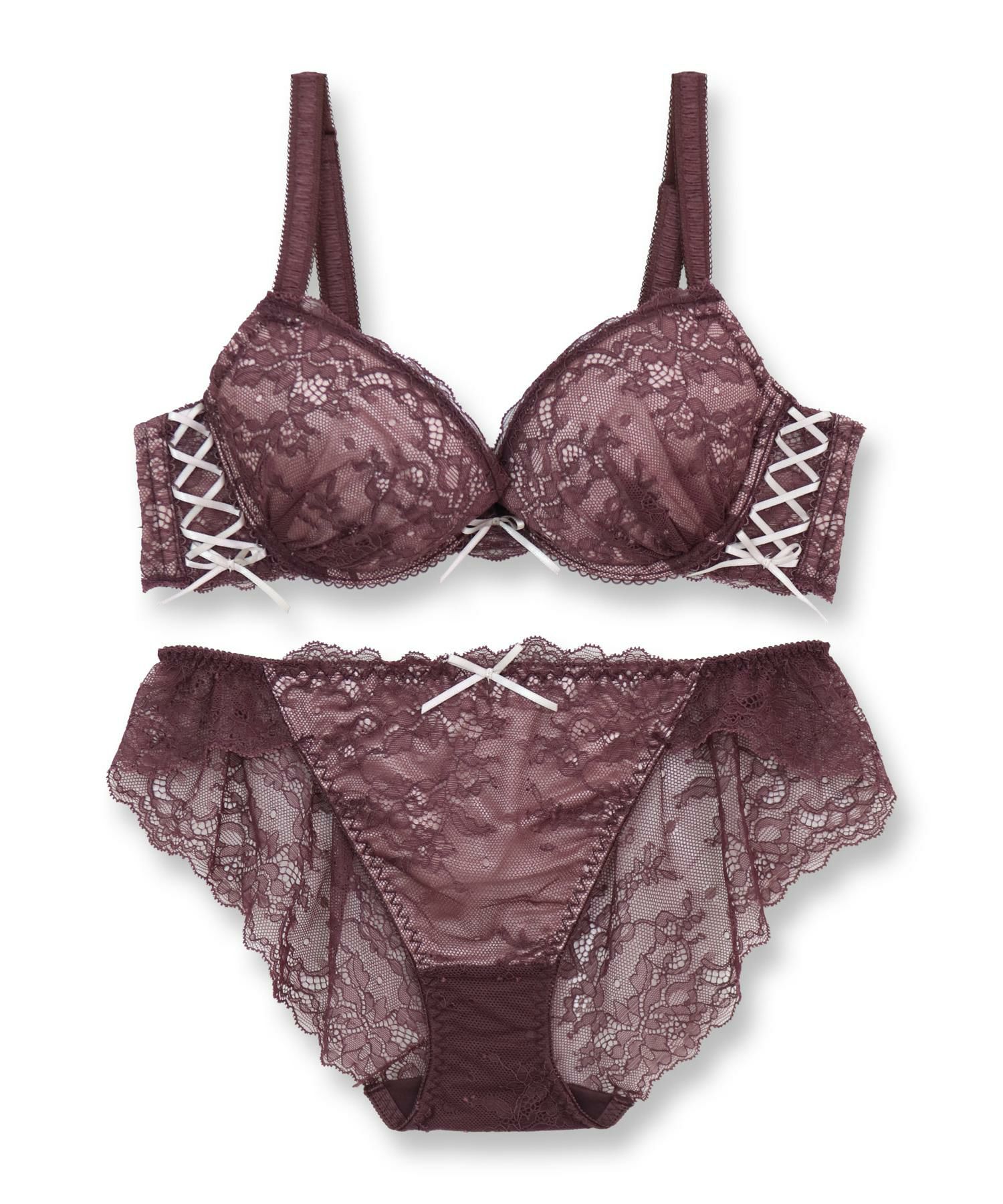 クラシック・ランジェリー 「クロスリボン」 | LACE fran de lingerie